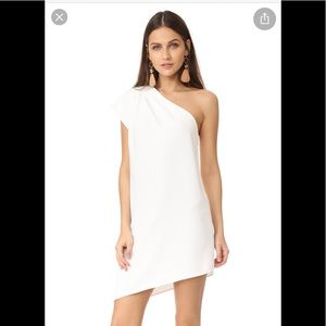 White one shoulder dress